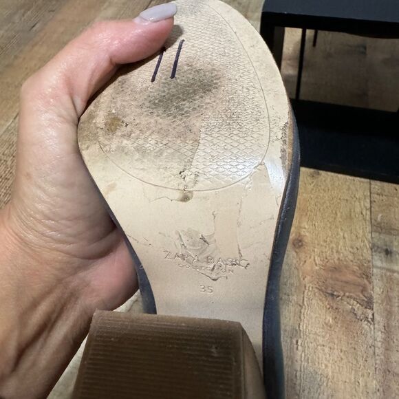 Zara Women's Grey Blue Boots - Picture 11 of 12